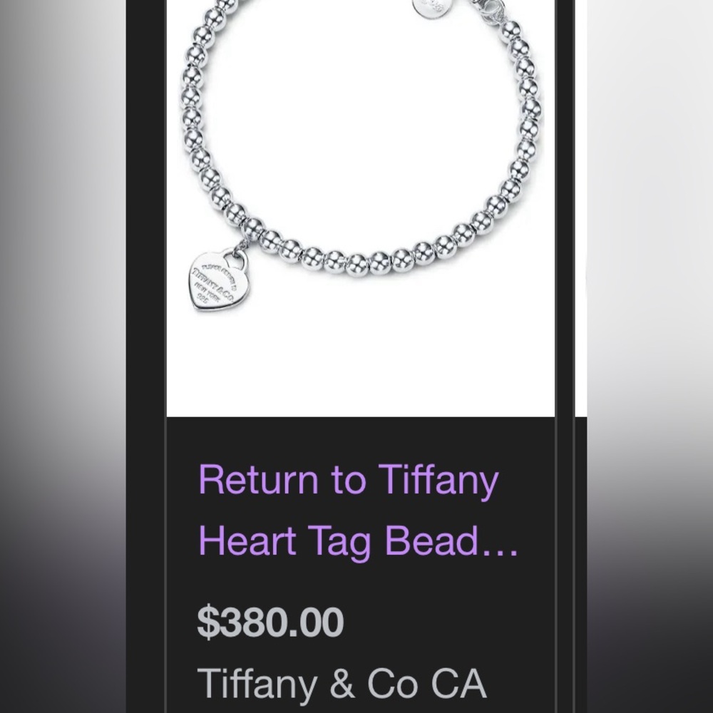 Tiffany silver bracelet